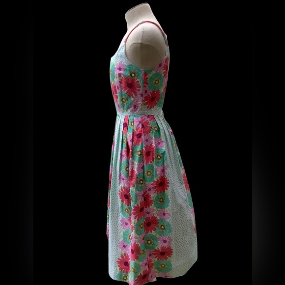 BEA & DOT BY MODCLOTH FLORAL VINTAGE INSPIRED  FLORAL PRINT DRESS SIZE X… TWEE - Picture 5 of 16